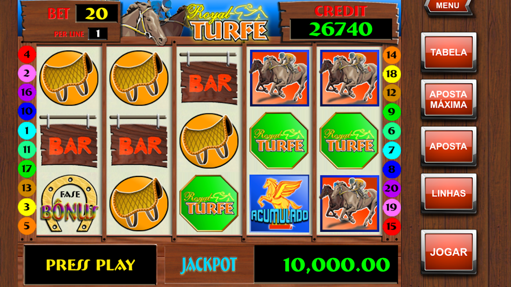 Royal Turf Slot Machine