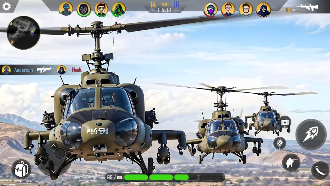 Gunship Battle Modern Warfare