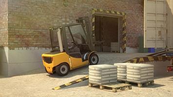 3D Forklift Simulator Parking