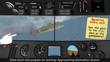 Aircraft driving simulator 3D