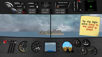 Aircraft driving simulator 3D