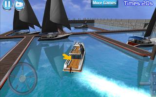 3D Boat Parking Racing Sim