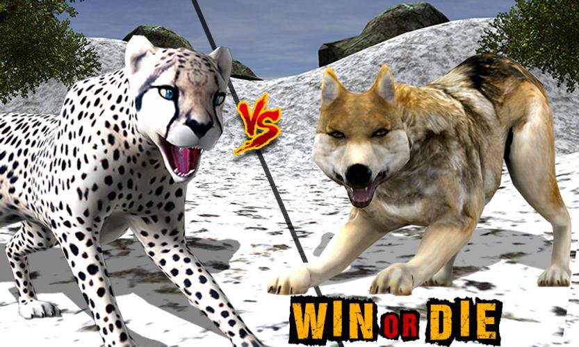 Wild Snow Leopard Survival Sim