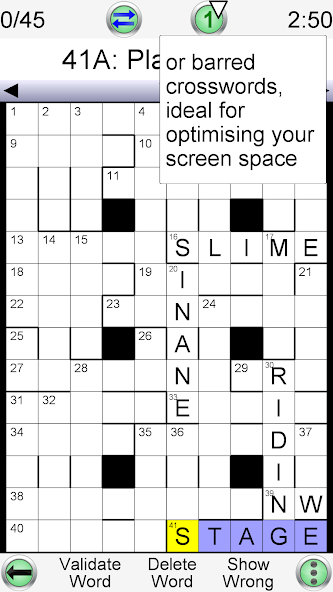 Arrow Crossword