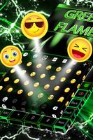 Green Flame Keyboard Theme