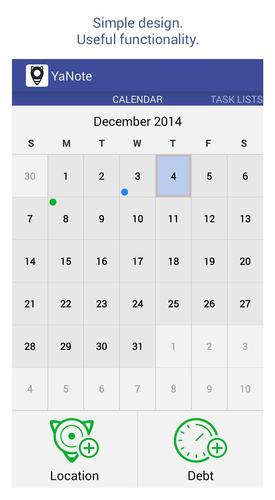 YaNote Notes and Calendar