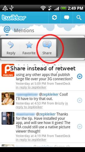 ReTweet (Twitter helper app)