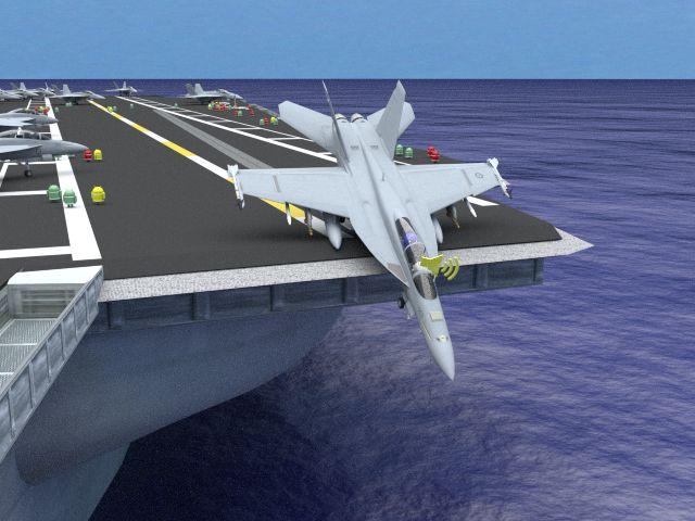 F18 Carrier Takeoff