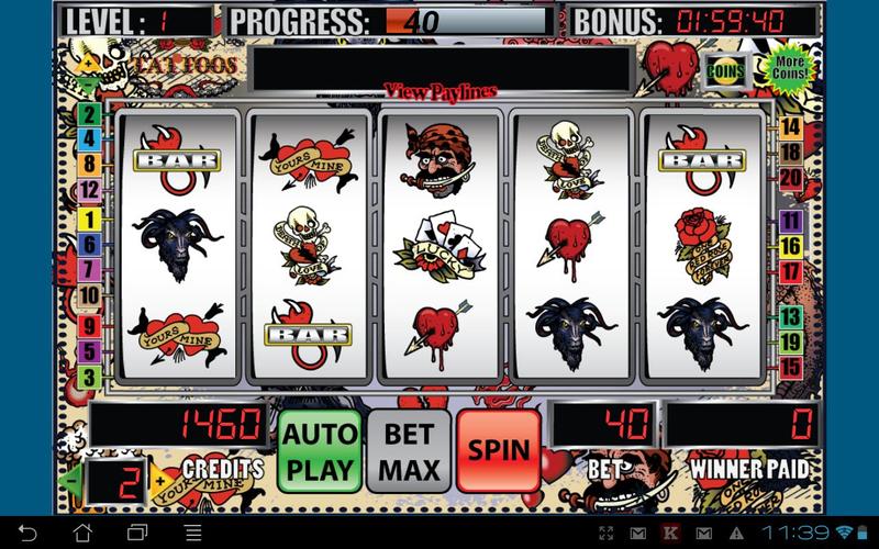 Mega Tattoo Slot Machine