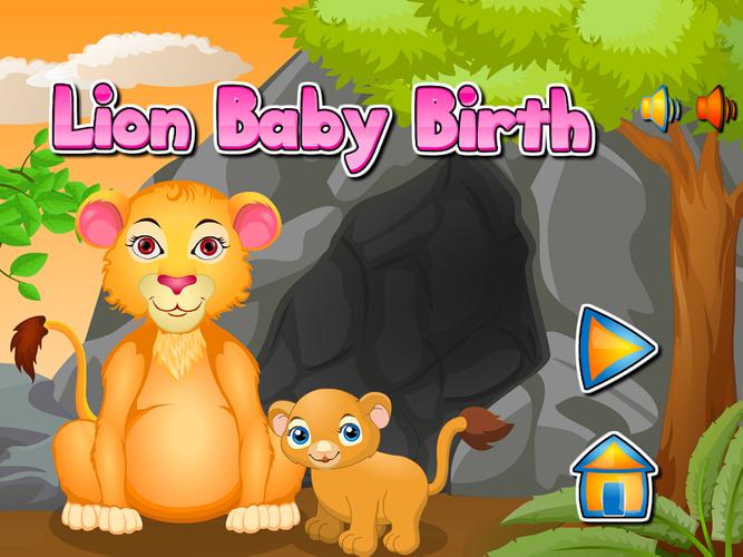 Lion Birth Girls Games