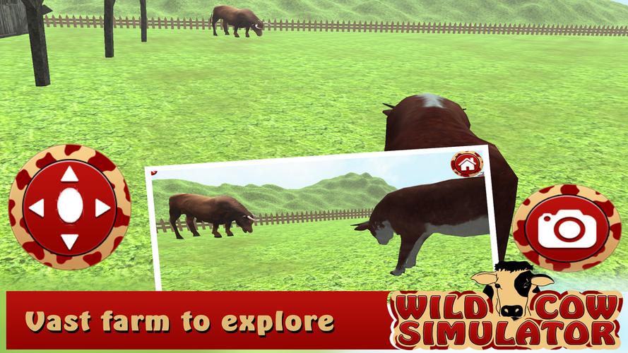 Wild Cow Simulator 3D Game