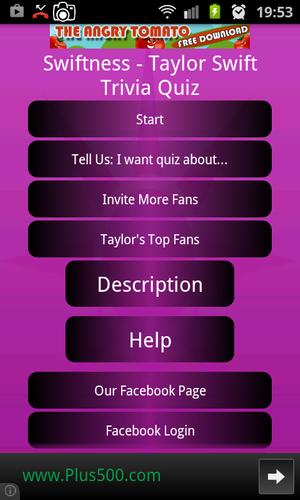 Swiftness- Taylor Swift Trivia