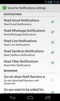 Voice for Notifications