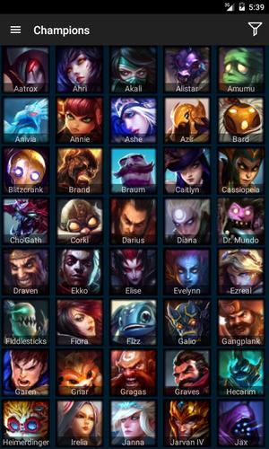 Champions Builds