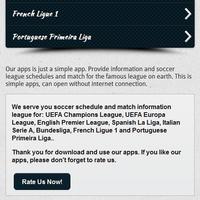 Soccer League Match Fixtures