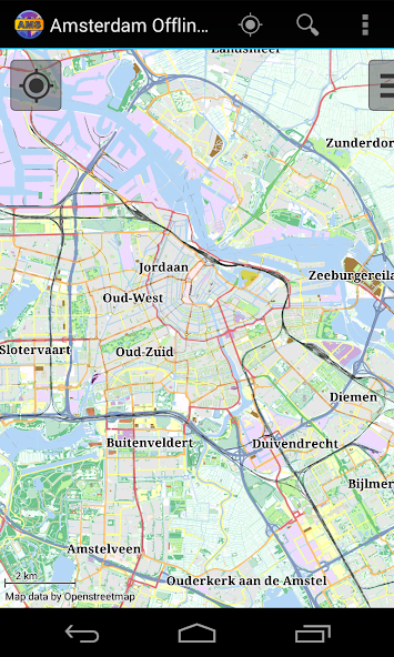 Amsterdam Offline City Map