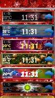 New Year Weather Clock Widget