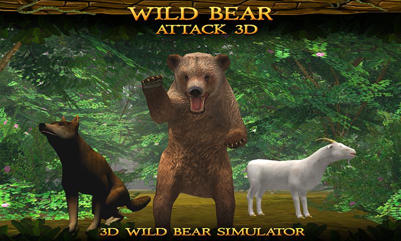 Bear 3D simulator -Wild Attack