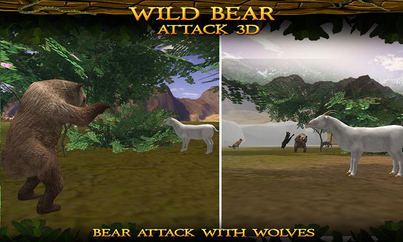 Bear 3D simulator -Wild Attack