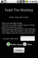 Feed The Monkey