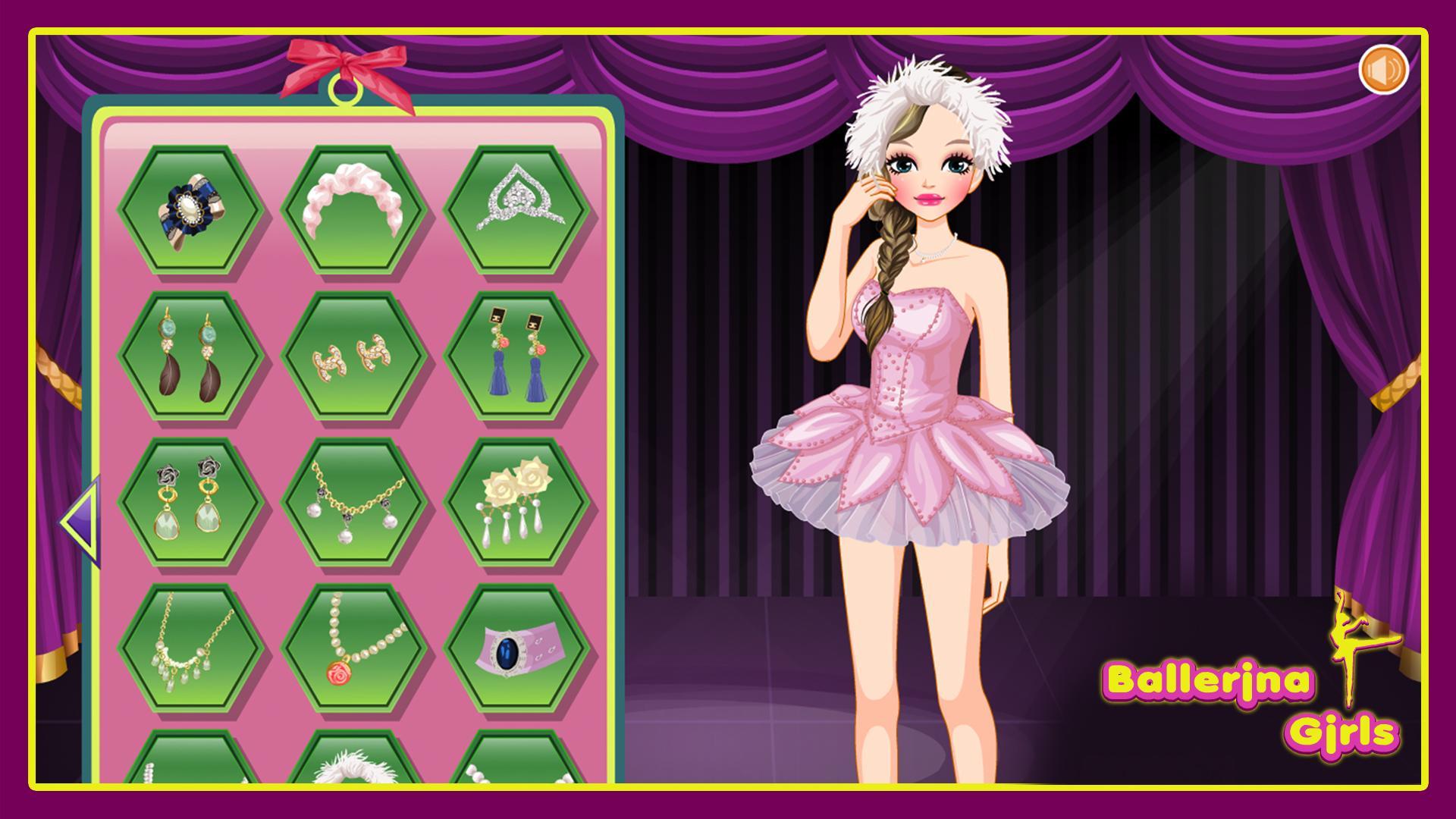 Ballerina Girls Dress up games