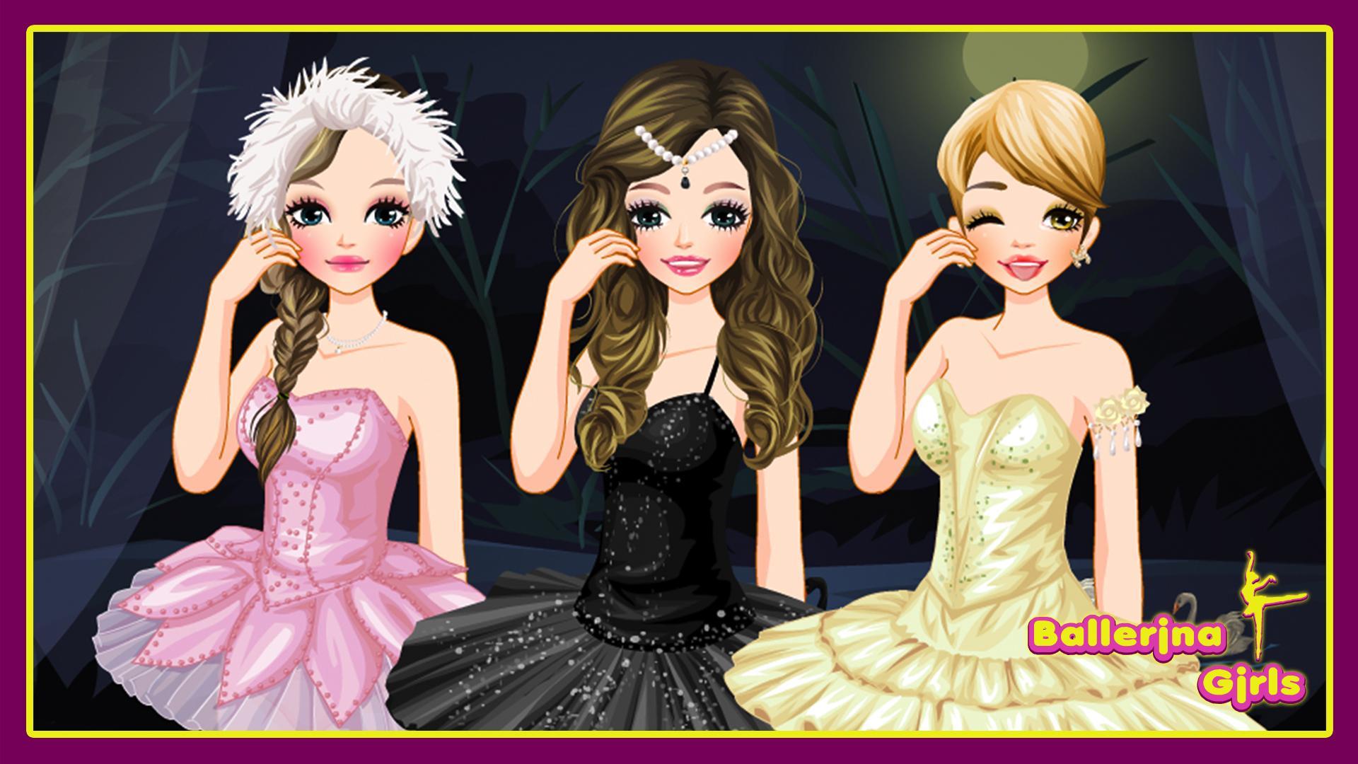 Ballerina Girls Dress up games