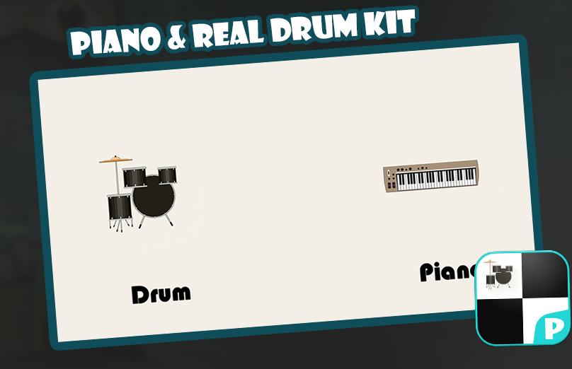 Piano & Real Drum Kit Free