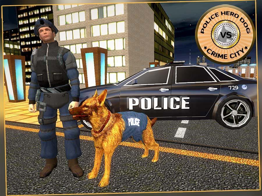 Police Hero Dog VS Crime City