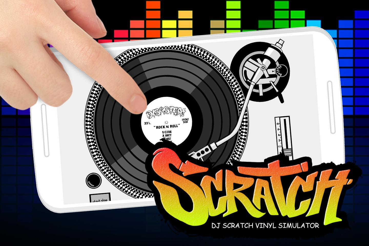 Dj scratch vinyl simulator