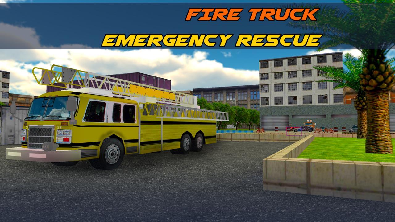 FIRE TRUCK EMERGENCY RESCUE