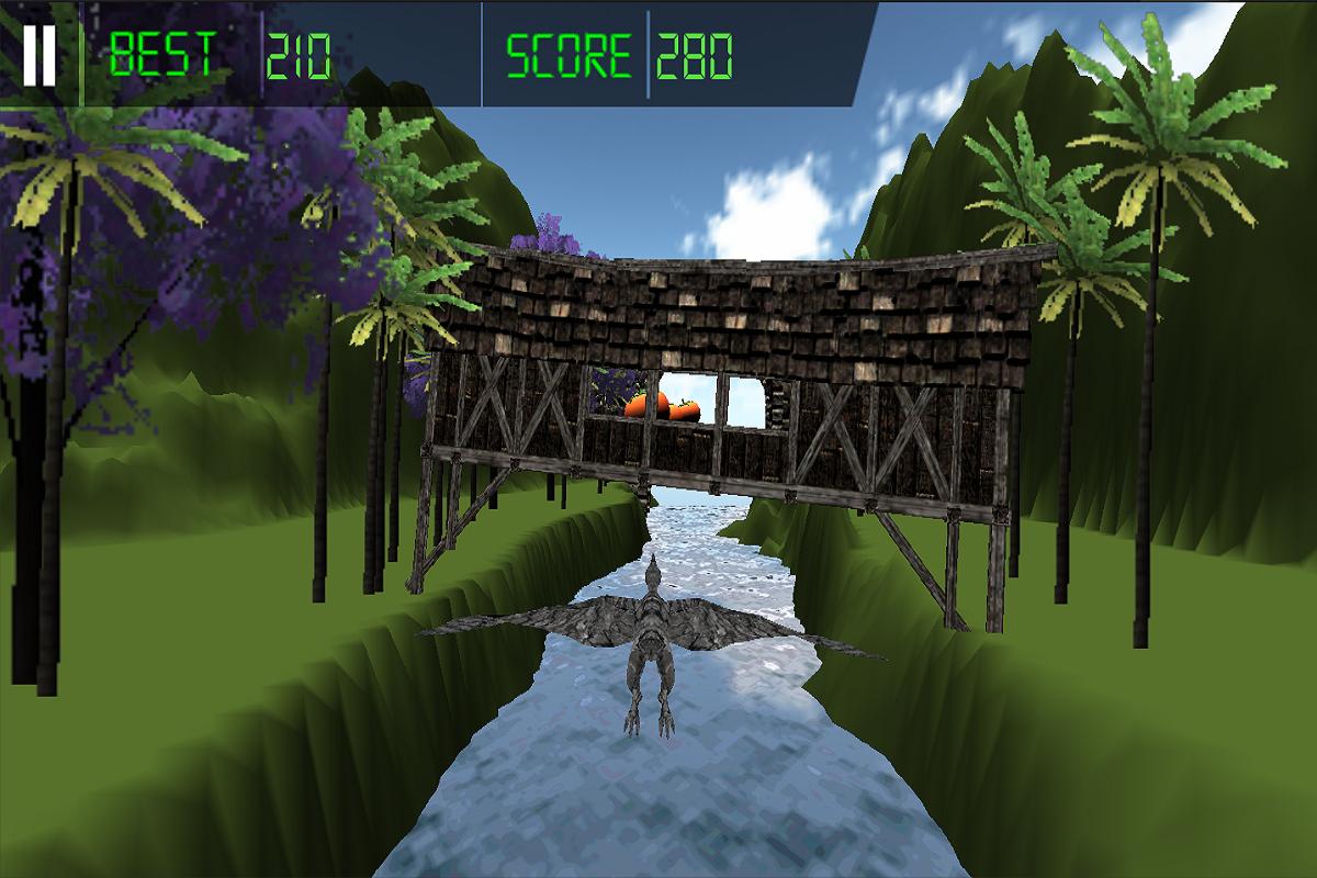 Crazy Dino Flight Simulation