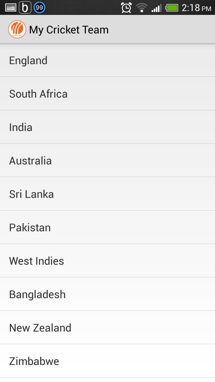 My Cricket Team