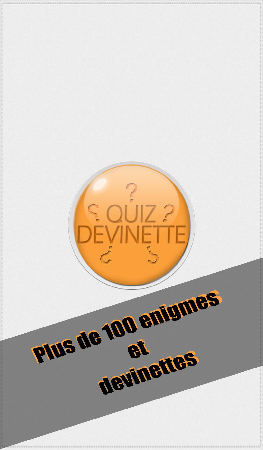 Quiz Devinette