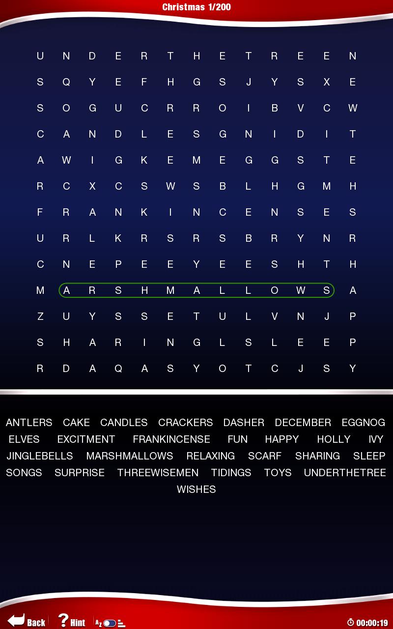 Astraware Christmas Wordsearch