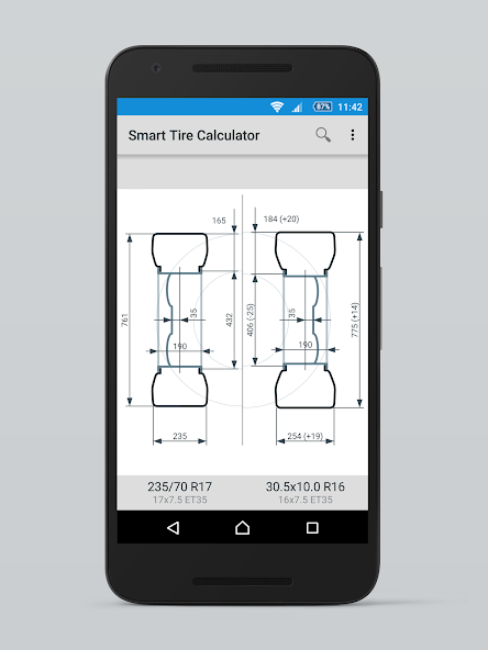 Smart Tire Size Calculator