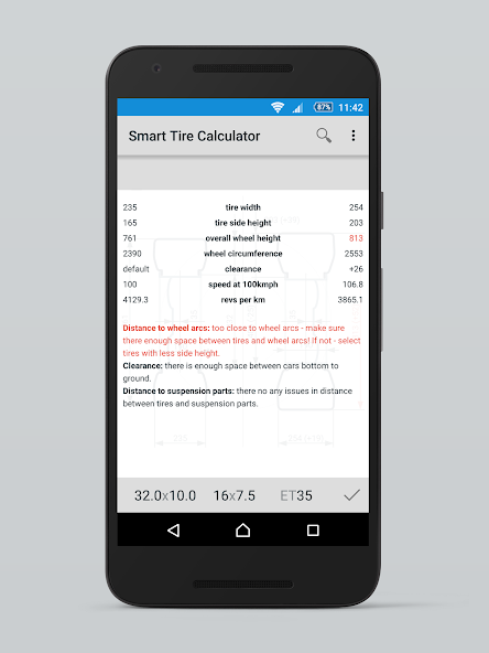 Smart Tire Size Calculator