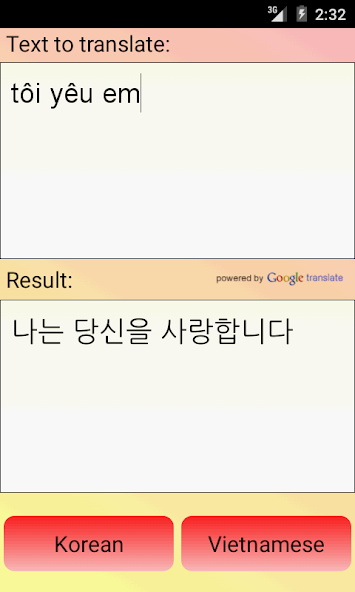 Vietnamese Korean Translator