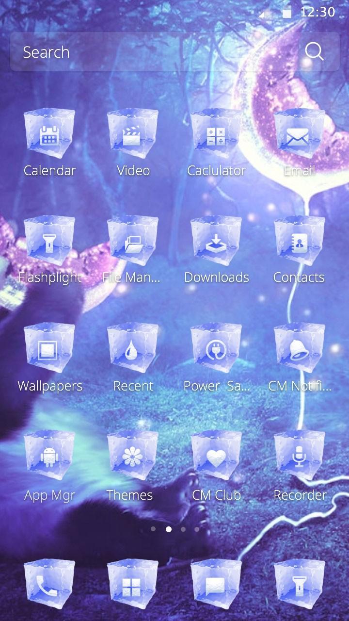 3D Crystal Theme