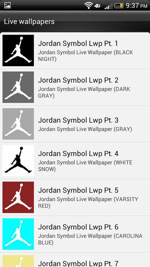 Retro Jordan HD Live Wallpaper