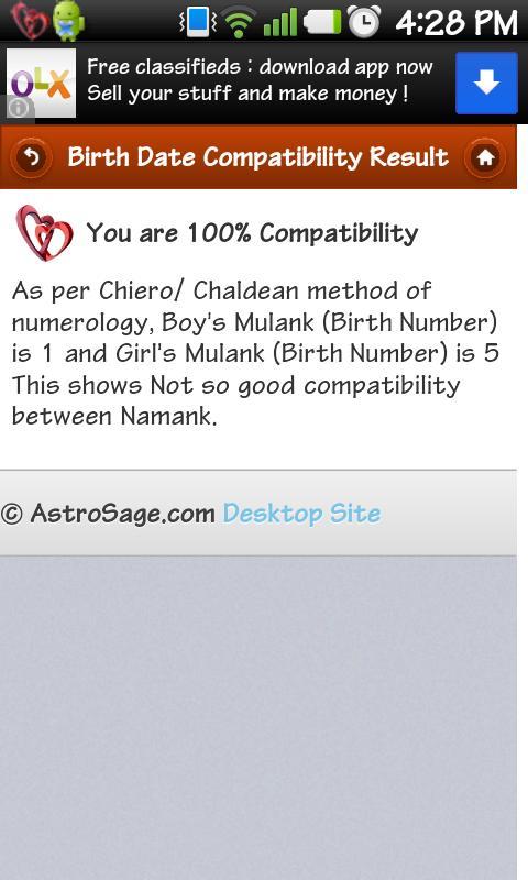 Love Match Compatibility