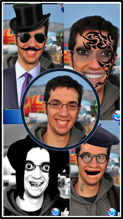 Fun face changer photo montage