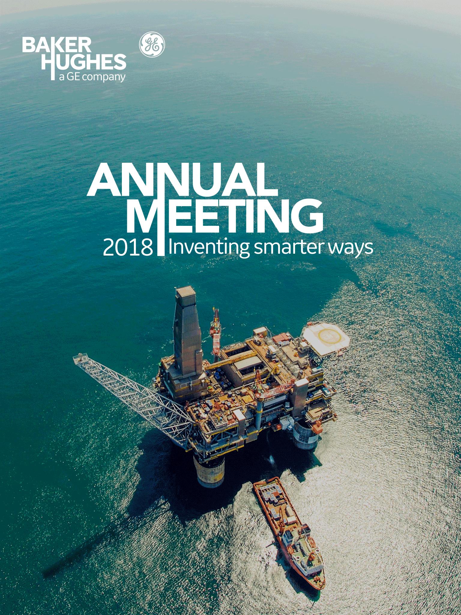 BHGE Annual Meeting 2018