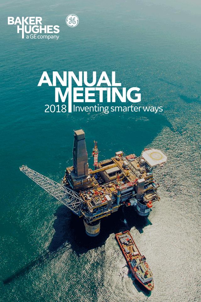 BHGE Annual Meeting 2018