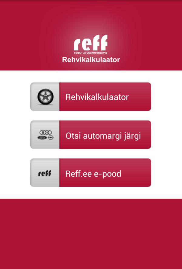 Reff.ee rehvikalkulaator