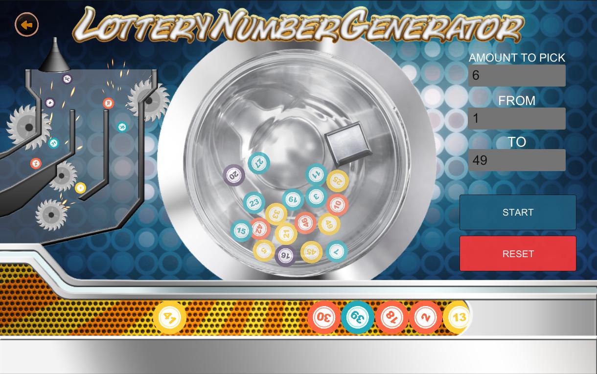 Lottery Number Generator