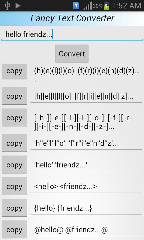 Cool Stylish Text For Chatting