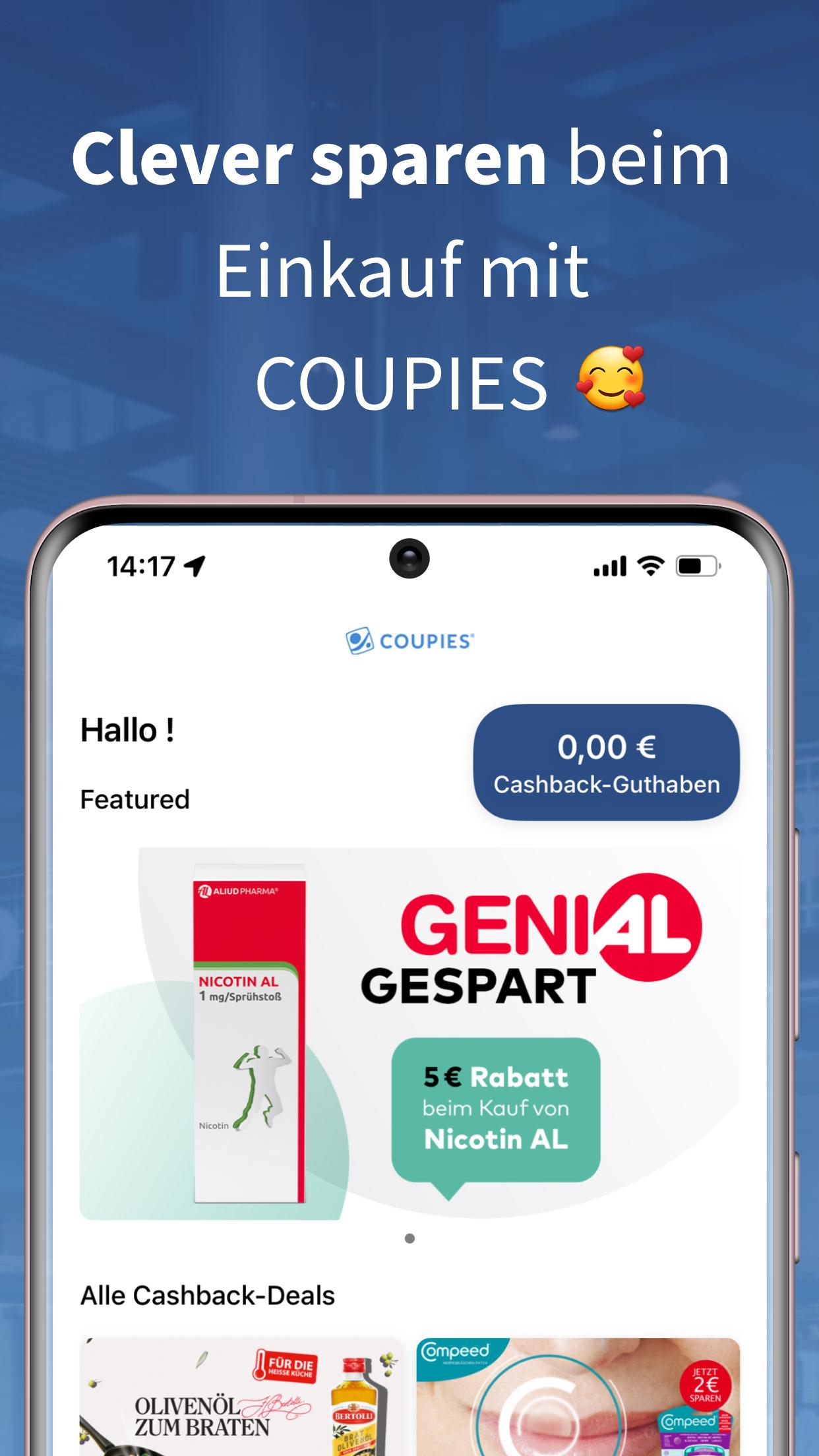 COUPIES - Cashback Deals