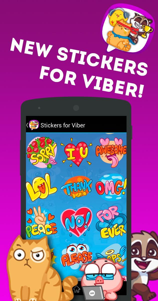 Stickers and Smiles for Viber