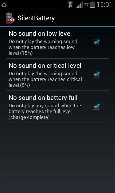 Disable Low Battery Beep