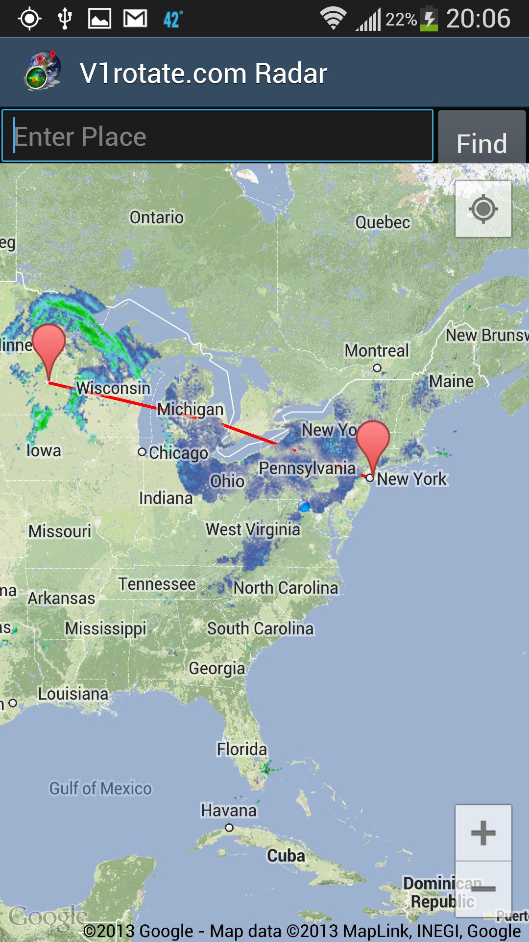 Weather Radar by V1Rotate.com